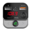 Miniatyrbild 2 av 4: FM-sändare - SWISSTEN - Bluetooth - USB-C laddare - Handsfree - Svart