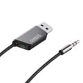 Pikkukuva 2 / 9: Savio TR-16 lähettimen AUX-sovitin handsfree-toiminnolla, Bluetooth 5.3, Google Assistant/Siri