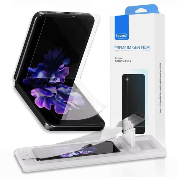 WHITESTONE PREMIUM GEN FILM GALAXY PROTECTOR MED FLIP 5 CLEAR