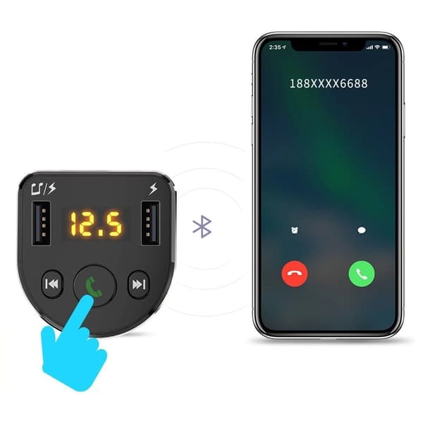 Dudao Bluetooth FM-Sändare / Billaddare