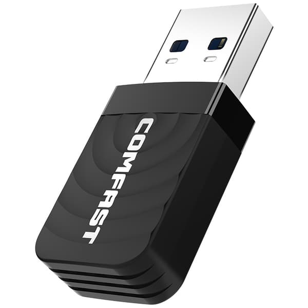 INF Trådlös WiFi-adapter - Svart 0