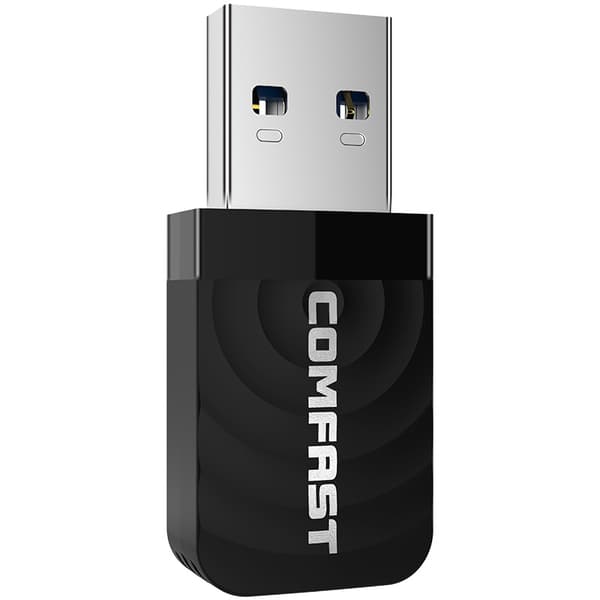 INF Trådlös WiFi-adapter - Svart 0