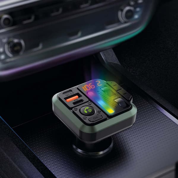 Nedis FM-Sändare med bluetooth och handsfree-funktion