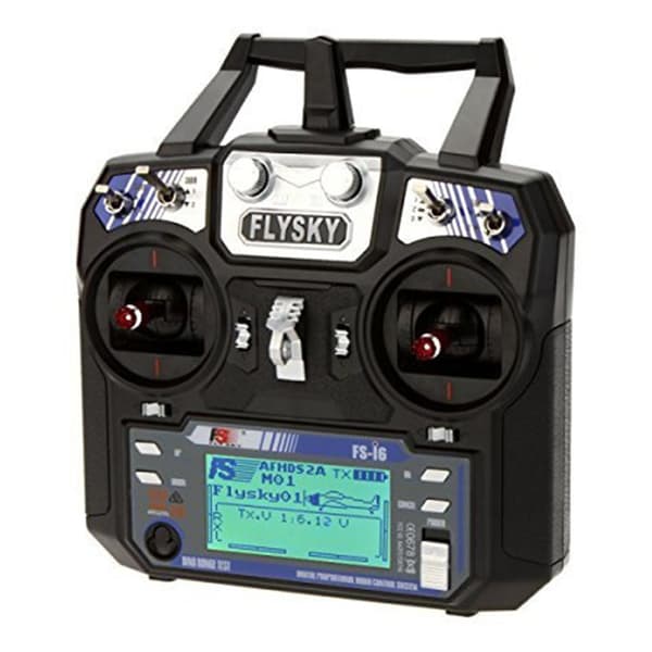 FlySky-sändare FS-i6 (M2) + mottagare iA6B-set, 6 kanaler AFHDS 2A