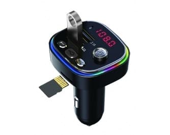 Vakoss TC-B439K FM-sändare 87,5 - 108 MHz Bluetooth/USB Svart