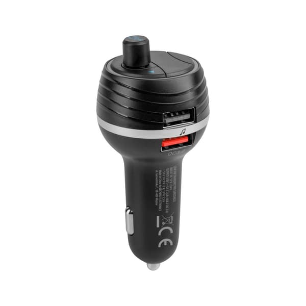 Auton FM-lähetin Bluetooth-toiminnolla ja kahdella USB-portilla