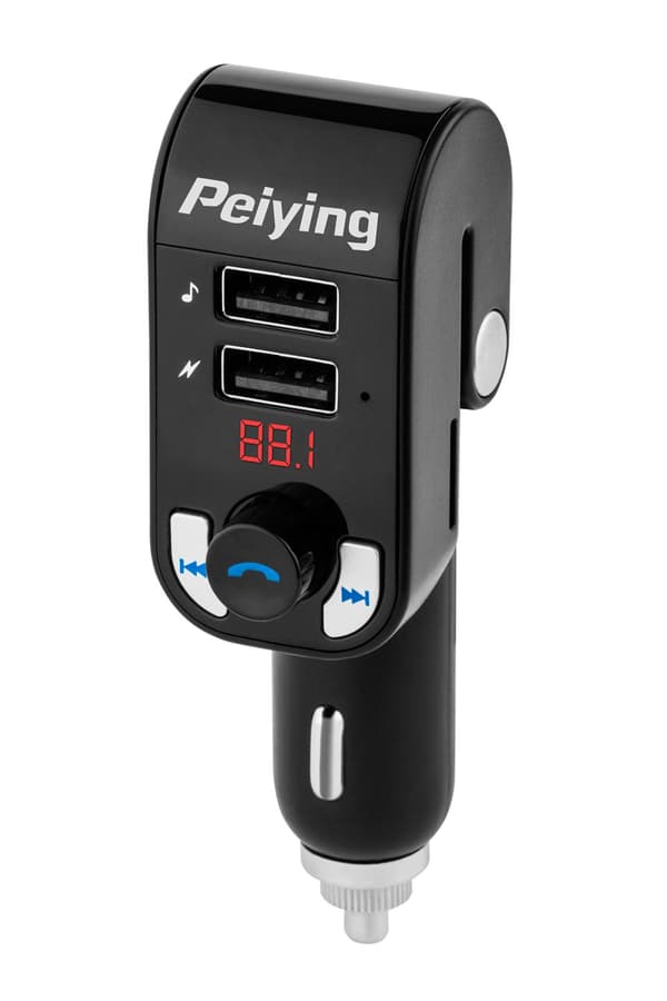 Autolähetin Bluetooth-toiminnolla (2 USB-porttia)