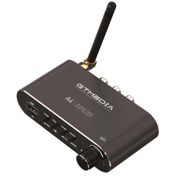 GTMEDIA 6-i-1 Bluetooth 5.1 lydadapter RX/TX-moduser USB TF-kort IR-fjernkontroll