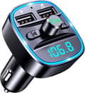 Miniatyrbild 1 av 6: Bluetooth-bil, FM-sändare Bluetooth 5.3 Radioadapter Trådlös Mp3-musikspelare, handsfreesamtal, Dubbel [J20]
