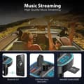 Miniatyrbild 6 av 6: Bluetooth FM-sändare, Bluetooth MP3-spelare Trådlös radioadaptersats FM-sändare Billaddare, handsfreesamtal