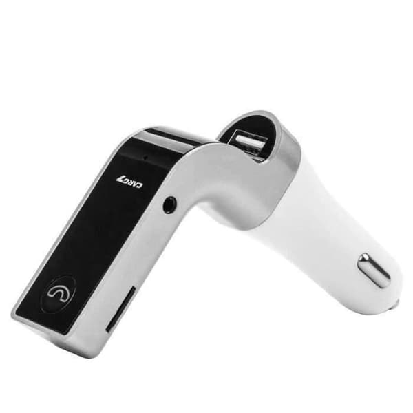 Silver LCD Bluetooth trådlös bilsats FM-sändare MP3-spelare TF USB-skivladdare Go70164