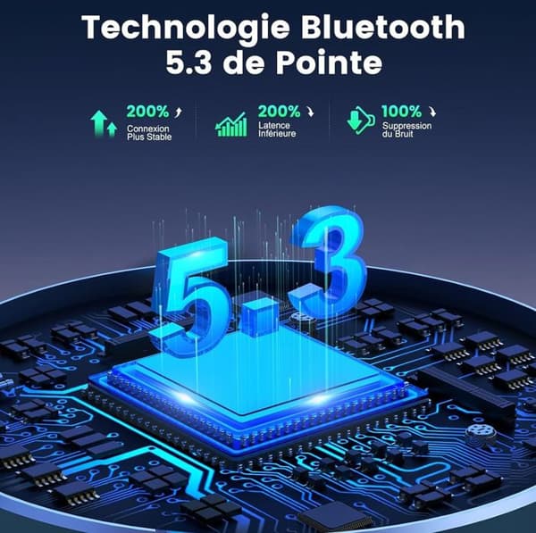 Bluetooth-adapter 5,3 Bil - Bilhandsfree Bluetooth - Bluetooth-mottagare Jack 3,5mm - för Stereo Högtalare