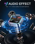 Miniatyrbild 2 av 6: FM-sändare Bluetooth Bil, Bluetooth 5.3 Cigarettändare FM Radio Sändare, Snabb Billaddare PD 30W &amp; QC3.0 A