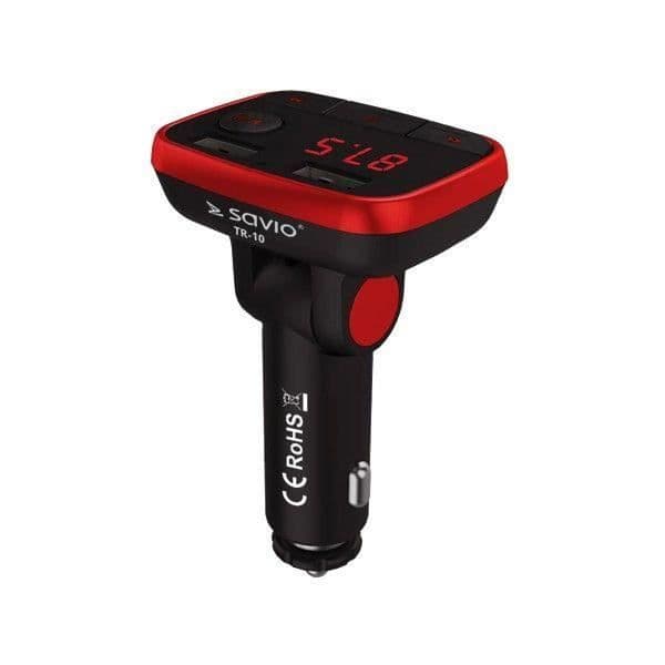 Savio Bluetooth FM-sändare TR-10 87,5 - 108 MHz Svart