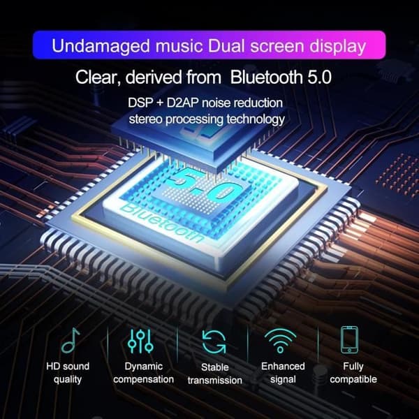 FM Bluetooth-sändare - GizmoVine - BC63 - Snabbladdning QC3.0 - 7 färger - Handsfree