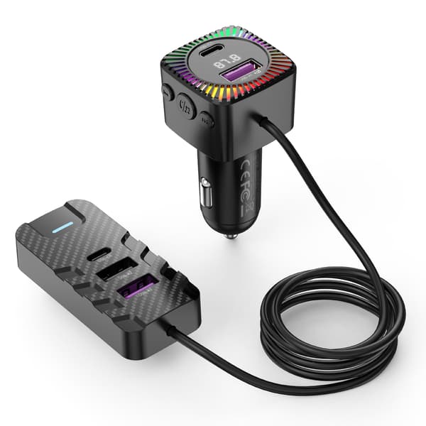 XO FM-sändare med Bluetooth MP3 och USB-laddning 6,2A
