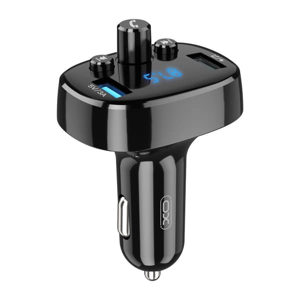 XO FM-sender med Bluetooth MP3 og USB-lading 15W