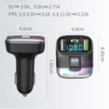 Miniatyrbild 4 av 4: TD® Bil MP3-spelare Ultrasnabbladdning Laddare Bluetooth-telefon, handsfree förlustfri ljudkvalitet