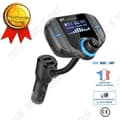 Miniatyrbild 1 av 4: TD® Bluetooth bil FM-sändare handsfreesamtal - Bluetooth för bil med 3,5 mm Aux-port - Biltillbehör