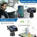 Miniatyrbild 3 av 4: FM-sändare Bluetooth 5.0 trådlös radioadapter Handsfree bilsats, QC3.0 och 5V-2.4A snabbladdare