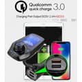 Miniatyrbild 2 av 4: Bluetooth FM-bilöverföringsare, handsfree, MP3 T26D / Färg stor skärm QC3.0 snabbladdning, FM-radio / MP3