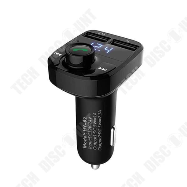 TD® FM-sändare Handsfree Trådlös Bluetooth för bil - Cigarettändare Billaddare - Handsfree Kit MP3,FM-spelare