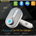 Miniatyrbild 2 av 4: TD® Bluetooth FM-sändare kompatibel bil USB SD-kortläsare Trådlös laddare iPhone Smart handsfree FM-radio