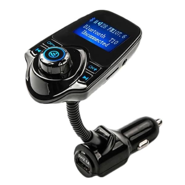 Handsfree Bluetooth Car Kit FM-sändare och MP3-spelare Trådlös USB-laddare med LED-display
