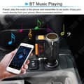 Miniatyrbild 3 av 4: TD® Bluetooth Bil FM-sändare Cigarettändare Musik USB Trådlös telefonadapter Radioladdare MP3 Handsfree iPhone