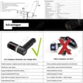 Miniatyrbild 2 av 4: TD® FM-sändare Bluetooth power mp3-spelare Bil Handsfree Trådlös Radio Adapter Kit laddar telefoner
