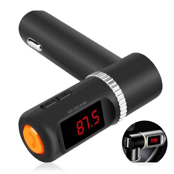 TD® FM-sändare Bluetooth power mp3-spelare Bil Handsfree Trådlös Radio Adapter Kit laddar telefoner