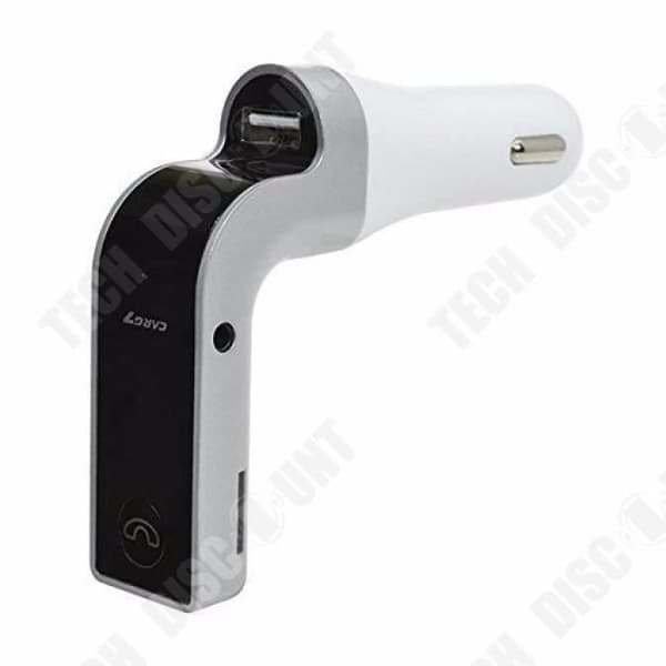 TD® LCD Bil FM-sändare - Bilsats Trådlös Bluetooth MP3-spelare Sändare FM-modulator USB SD