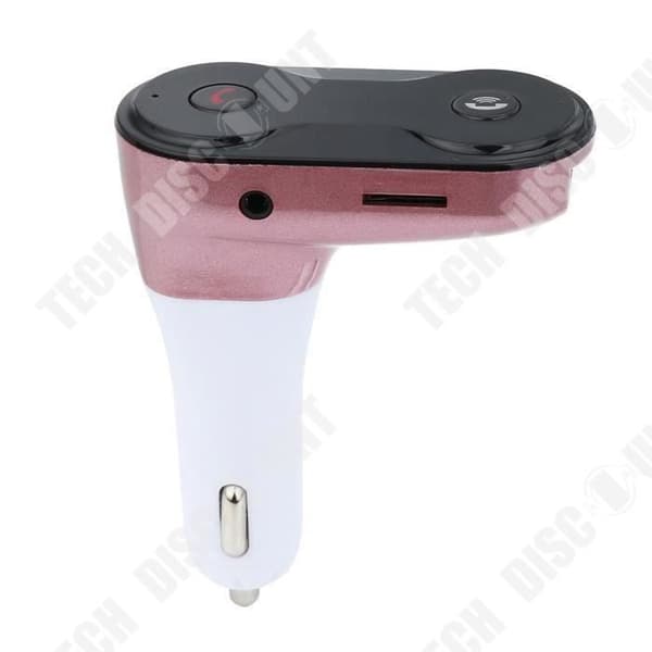 TD® Bilsändare - MP3-bilsats trådlös musikspelare BT FM-sändare Radio &amp; USB-laddare