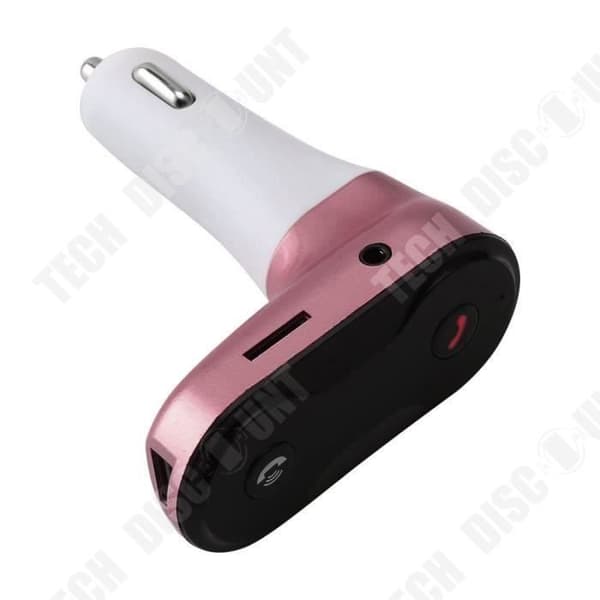 TD® Bilsändare - MP3-bilsats trådlös musikspelare BT FM-sändare Radio &amp; USB-laddare