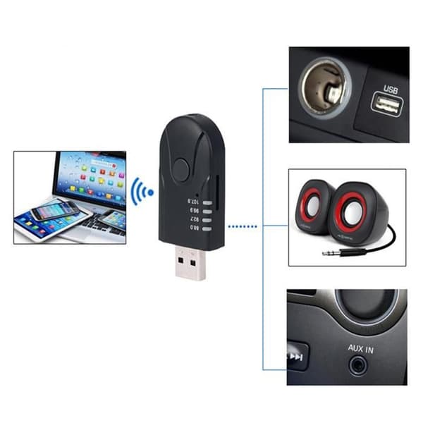 Bil bluetooth mottagare Bil FM-sändare bluetooth ljudmottagare bluetooth MP3-spelare handsfree mottagare penna