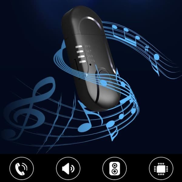 Bil bluetooth mottagare Bil FM-sändare bluetooth ljudmottagare bluetooth MP3-spelare handsfree mottagare penna