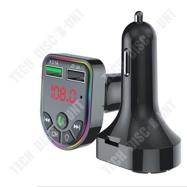 TD® ratt FM-sändare bluetooth bilsändare cigarettändaruttag radio MP3-spelare multimedia billig trådlös handfri