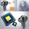 Miniatyrbild 3 av 4: TD® Bluetooth FM-sändare Biluttag Handsfree trådlös adapter med LED-skärm USB-radioladdare Fjärrkontroll Handsome