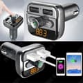 Miniatyrbild 4 av 4: TD® Bluetooth FM-sändare Biluttag Handsfree trådlös adapter med LED-skärm USB-radioladdare Fjärrkontroll Handsome