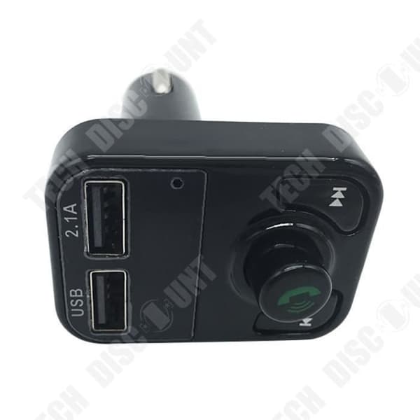 TD® Bilsändare Dubbel USB Bluetooth 4.1 Laddare Handsfree Bilsats FM-sändare MP3-spelare
