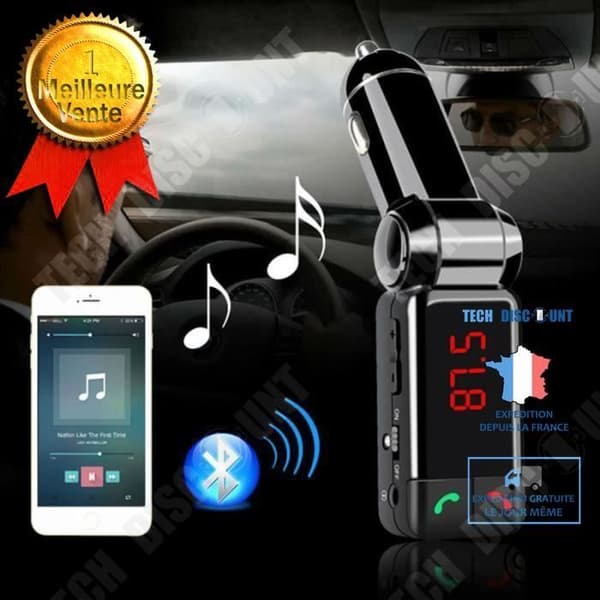 TD® Bluetooth Car Kit MP3-spelare FM-sändarsats Car Kit med SD USB-spelare USB-spelare