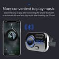 Miniatyrbild 3 av 4: Andas atmosfär ljus bil röstassistent snabbladdning trådlös bluetooth MP3 biltelefon FM-sändare