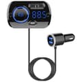 Miniatyrbild 1 av 4: Andas atmosfär ljus bil röstassistent snabbladdning trådlös bluetooth MP3 biltelefon FM-sändare