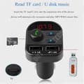 Miniatyrbild 3 av 4: TD® Bil Bluetooth FM-sändare Trådlös radioadapter USB-laddare MP3-spelare