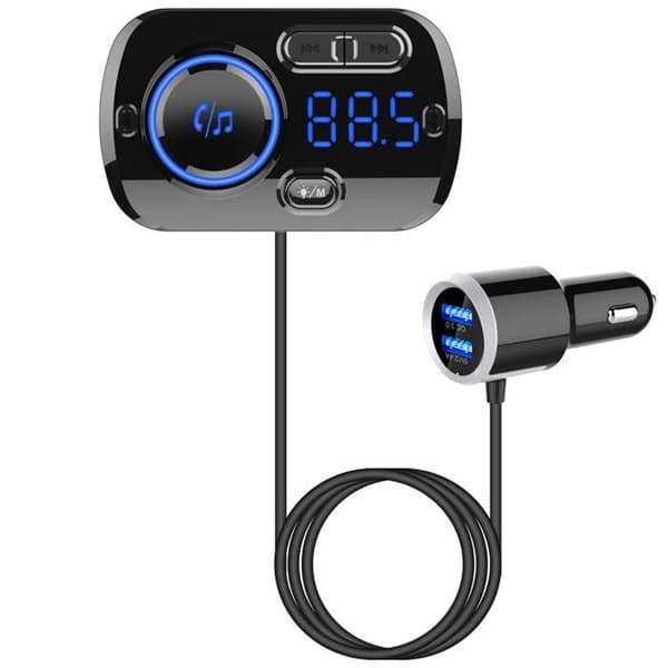 TD® Cigarettändare Dual USB Sju färger Mood Lighting Smart Snabbladdning