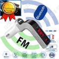 Miniatyrbild 1 av 4: TD® Car FM-sändare - Multifunktionell handsfree Bluetooth Car Kit Radio MP3-spelare USB-laddare Silver