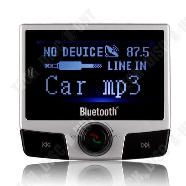 TD® Bil FM-sändare Bluetooth Digital MP3 Stereo för iphone Samsung HTC LG Trådlös högtalare