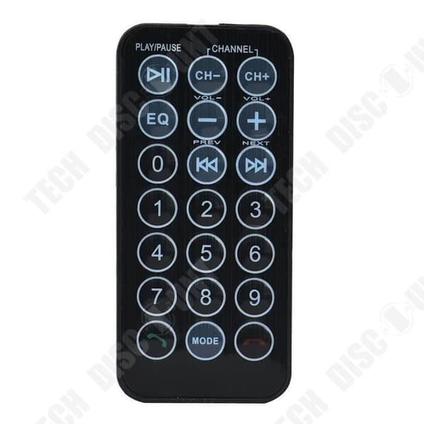 TD® trådlös Bluetooth FM-sändare MP3-spelare Handsfree Bilsats USB-fjärrkontroll TF SD / Multifunktionell hopfällbar