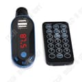 Miniatyrbild 2 av 4: TD® trådlös Bluetooth FM-sändare MP3-spelare Handsfree Bilsats USB-fjärrkontroll TF SD / Multifunktionell hopfällbar