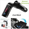 Miniatyrbild 4 av 4: TD® Bil FM-sändare - Bluetooth Car Kit Multifunktionell handsfree radio MP3-spelare USB-laddare Svart